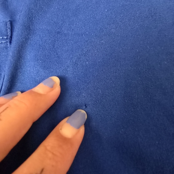 HH Works By Healing Hands Royal Blue Scrub Top Womens Plus Size 2X - Picture 8 of 9